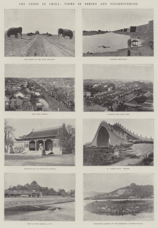 La Crisis en China, Vistas en Pekín y sus Alrededores de English Photographer