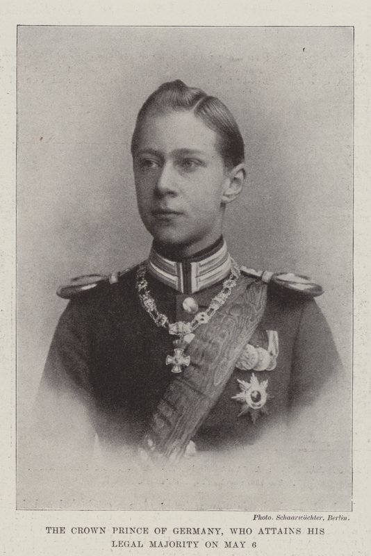 El Príncipe Heredero de Alemania, que alcanza su Mayoría Legal el 6 de Mayo de English Photographer
