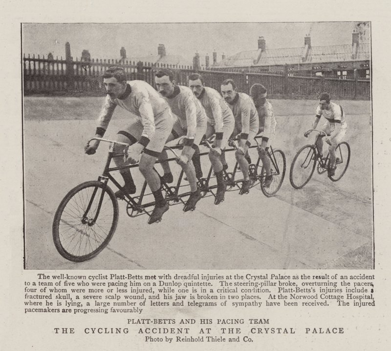 El accidente de ciclismo en el Crystal Palace de English Photographer
