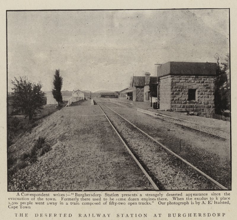 La Estación de Ferrocarril Abandonada en Burghersdorp de English Photographer