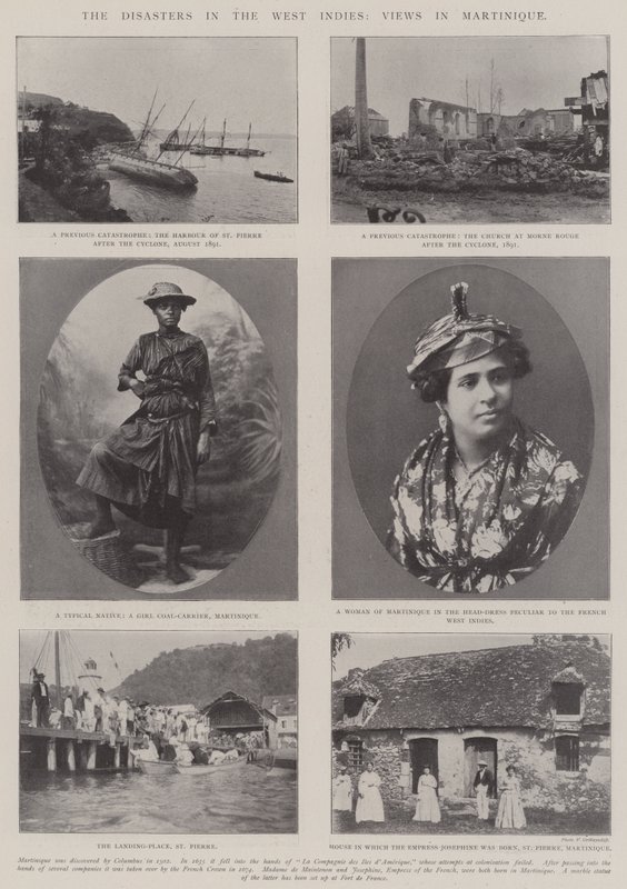Los desastres en las Indias Occidentales, vistas en Martinica de English Photographer