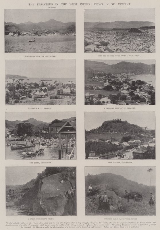 Los desastres en las Indias Occidentales, vistas en San Vicente de English Photographer