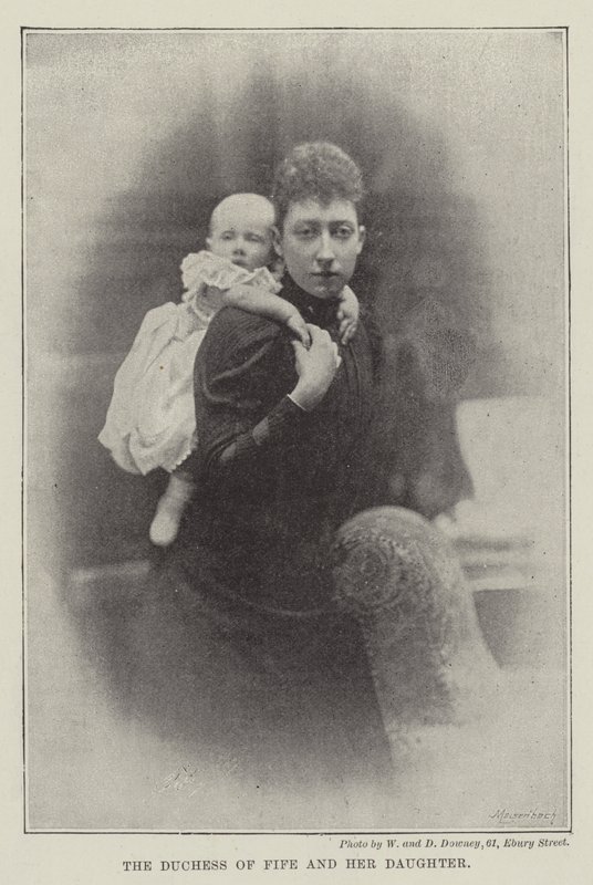 La duquesa de Fife y su hija de English Photographer