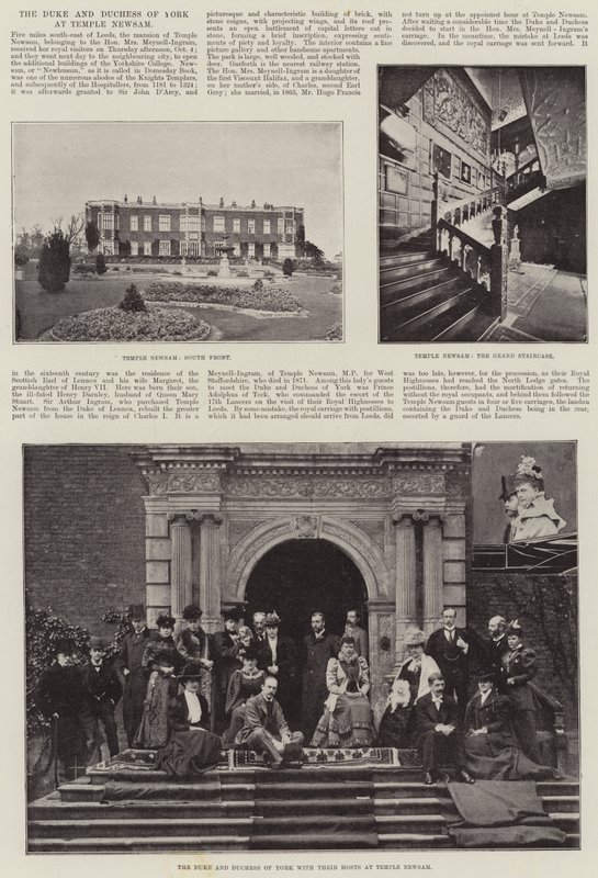 El Duque y la Duquesa de York en Temple Newsam de English Photographer