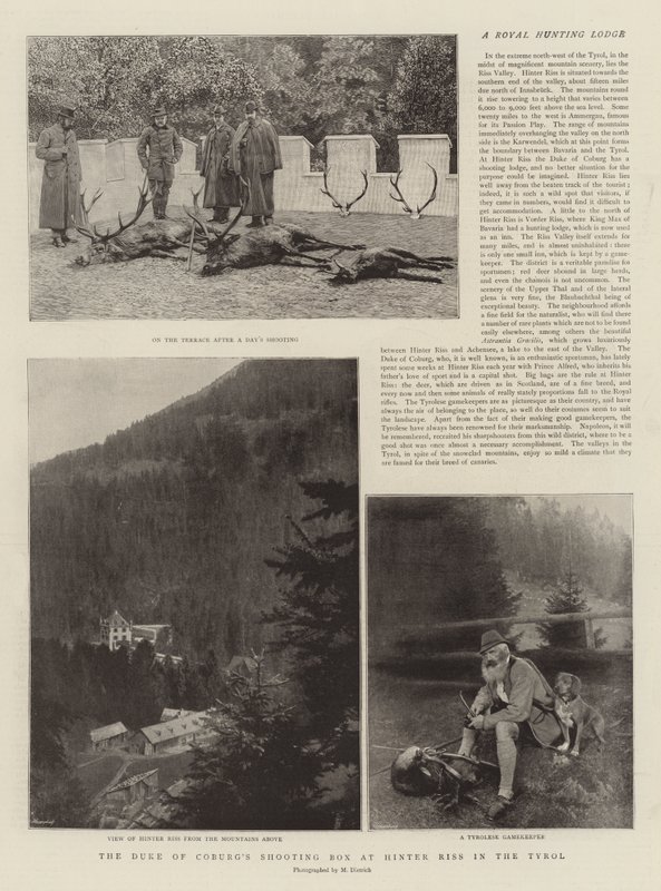 El pabellón de caza del Duque de Coburgo en Hinter Riss en el Tirol de English Photographer