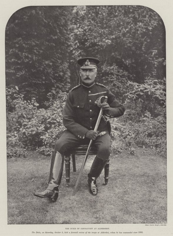 El duque de Connaught en Aldershot de English Photographer