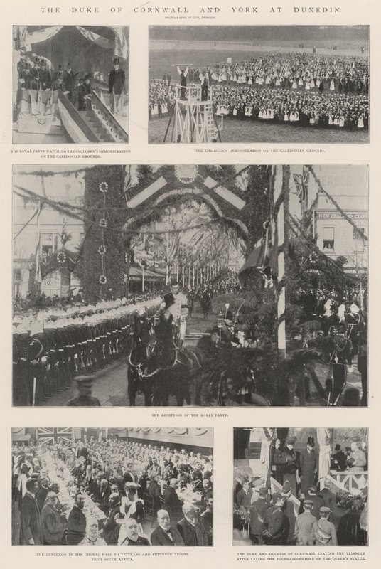 El Duque de Cornualles y York en Dunedin de English Photographer