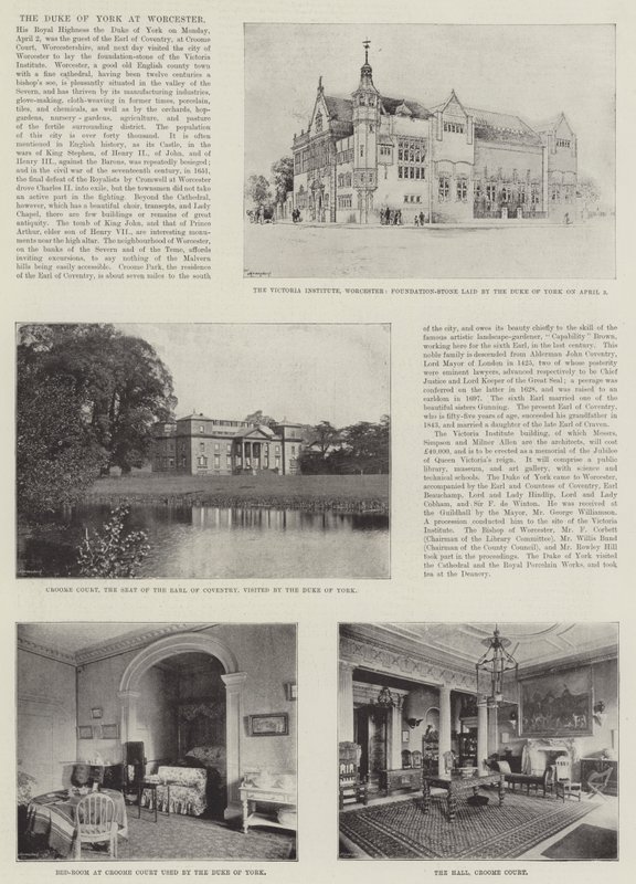 El duque de York en Worcester de English Photographer
