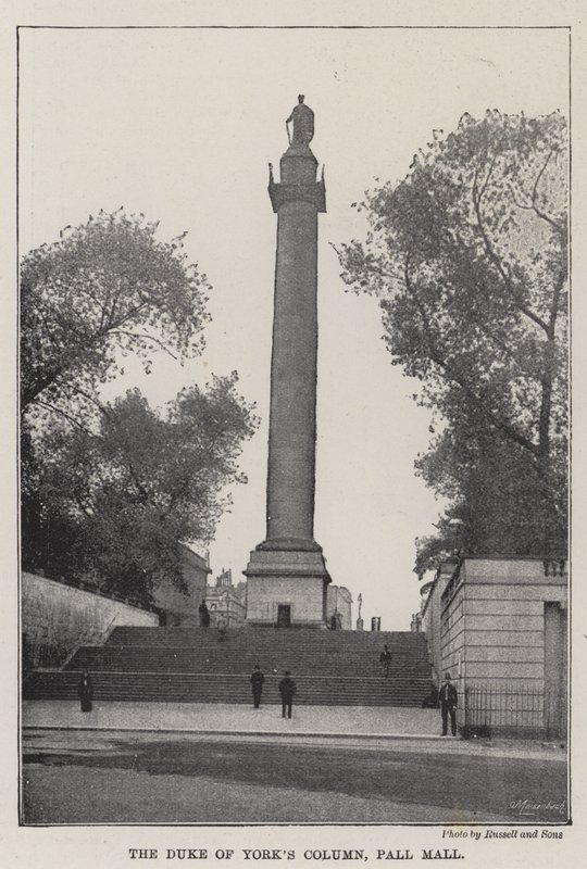 La Columna del Duque de York, Pall Mall de English Photographer