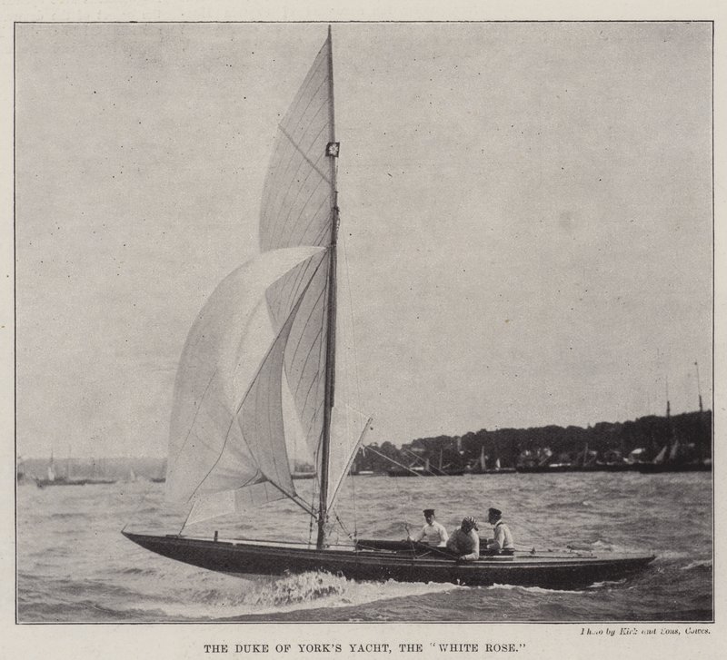 El Yate del Duque de York, la Rosa Blanca de English Photographer