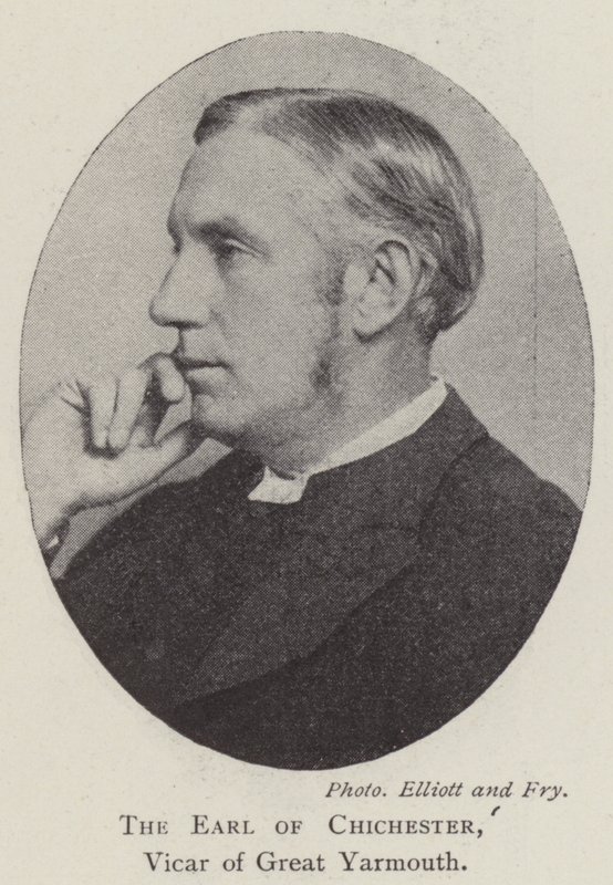 El conde de Chichester, vicario de Great Yarmouth de English Photographer