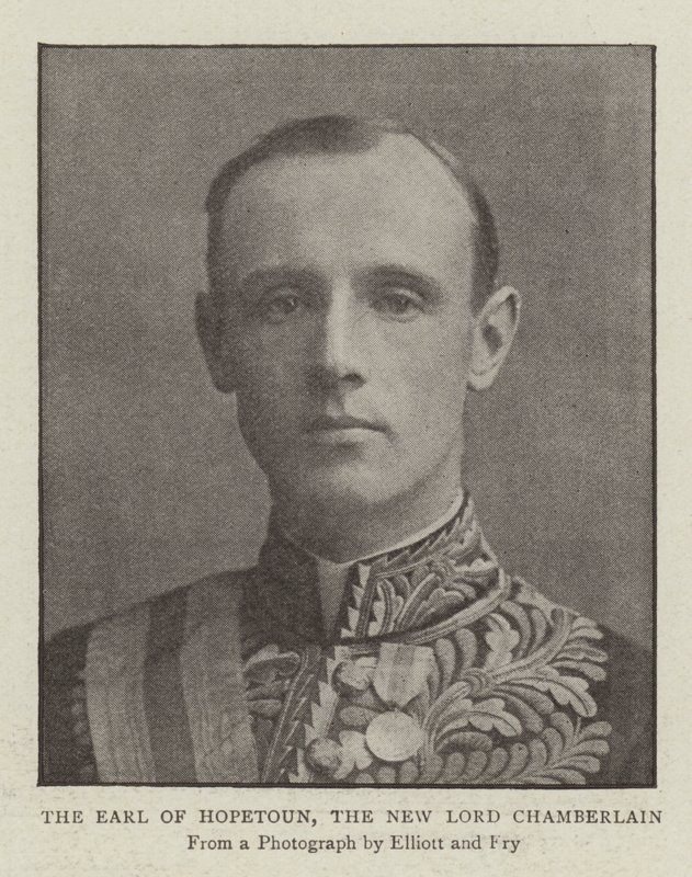 El Conde de Hopetoun, el Nuevo Lord Chambelán de English Photographer
