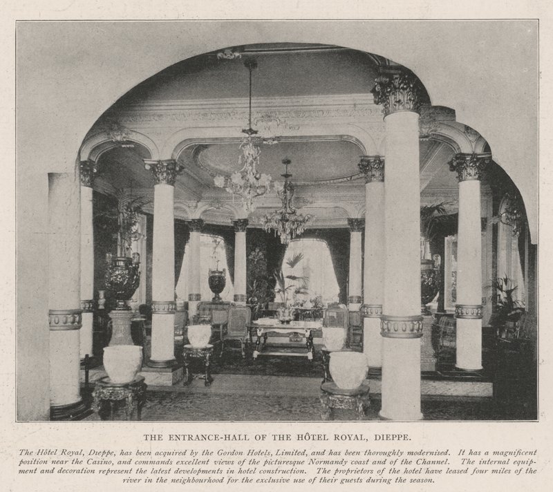 El Vestíbulo del Hotel Royal, Dieppe de English Photographer