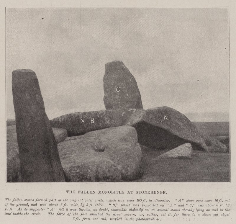 Los monolitos caídos en Stonehenge de English Photographer