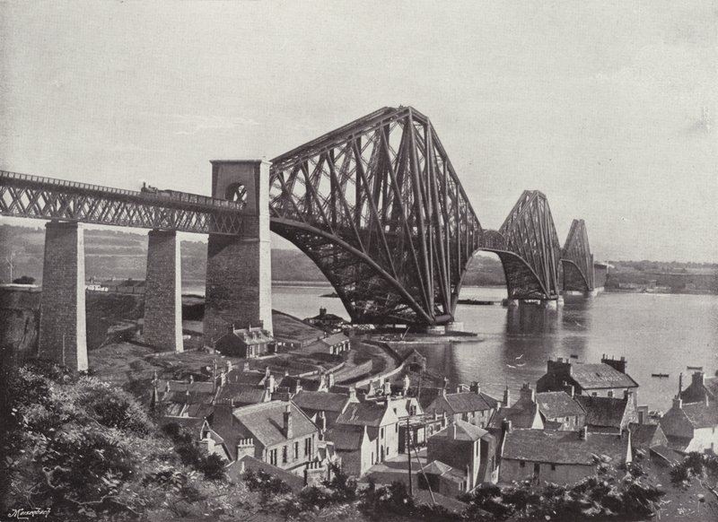 El Puente Forth, desde North Queensferry de English Photographer