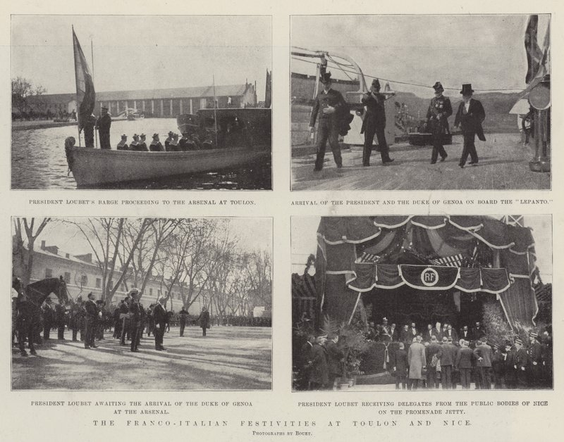 Las festividades franco-italianas en Toulon y Niza de English Photographer