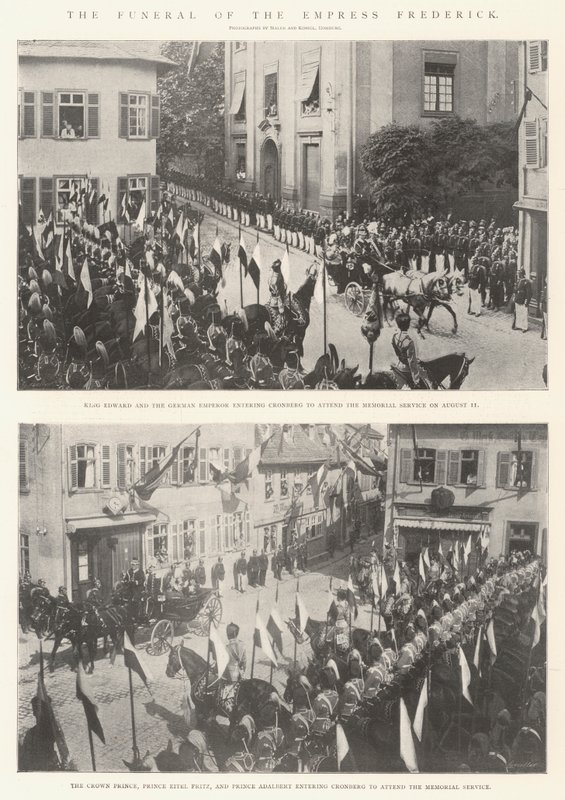 El Funeral de la Emperatriz Federica de English Photographer
