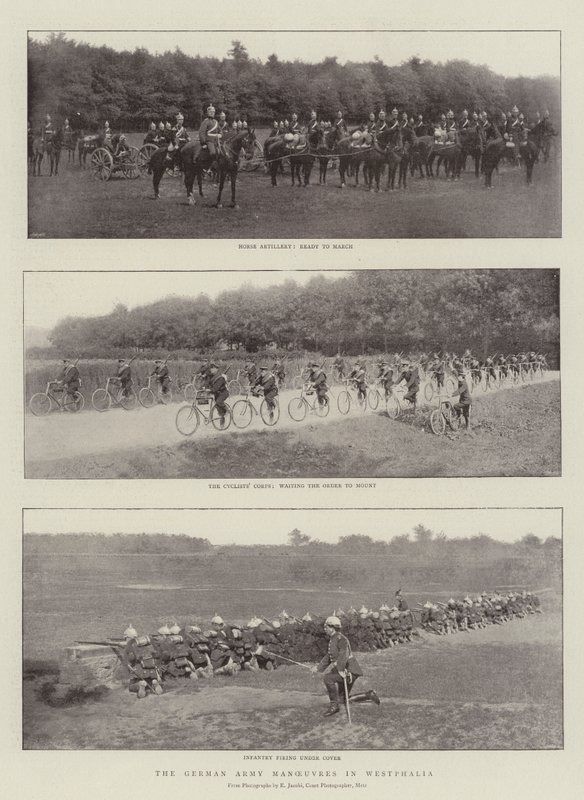 Las maniobras del ejército alemán en Westfalia de English Photographer