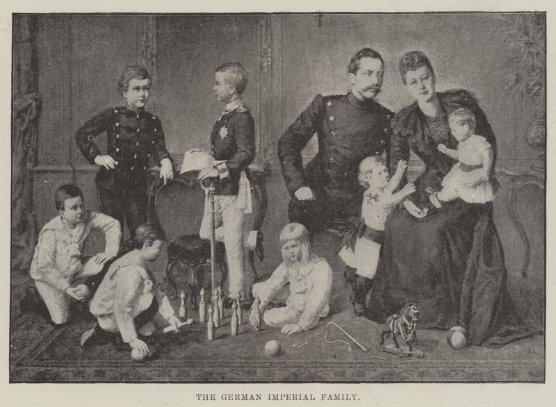 La familia imperial alemana de English Photographer