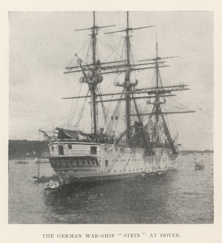 El Buque de Guerra Alemán Stein en Dover de English Photographer