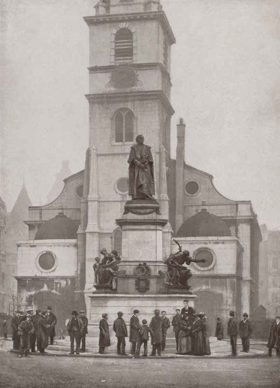 El Memorial de Gladstone en el Strand de English Photographer