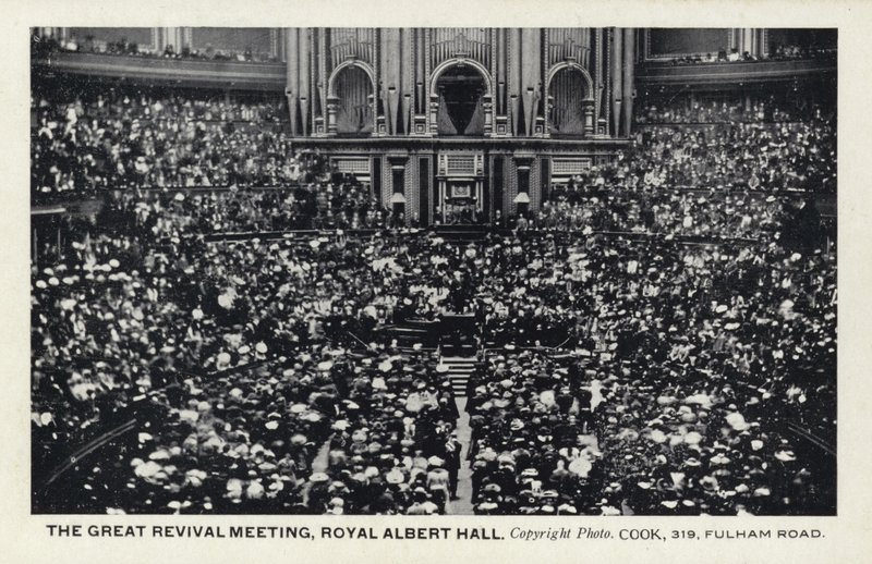 La Gran Reunión de Avivamiento, Royal Albert Hall, Londres de English Photographer