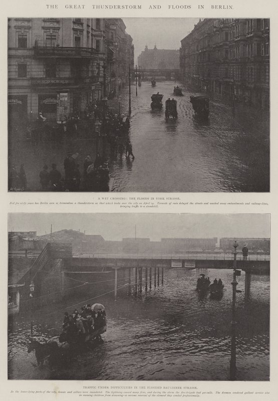 La gran tormenta y las inundaciones en Berlín de English Photographer