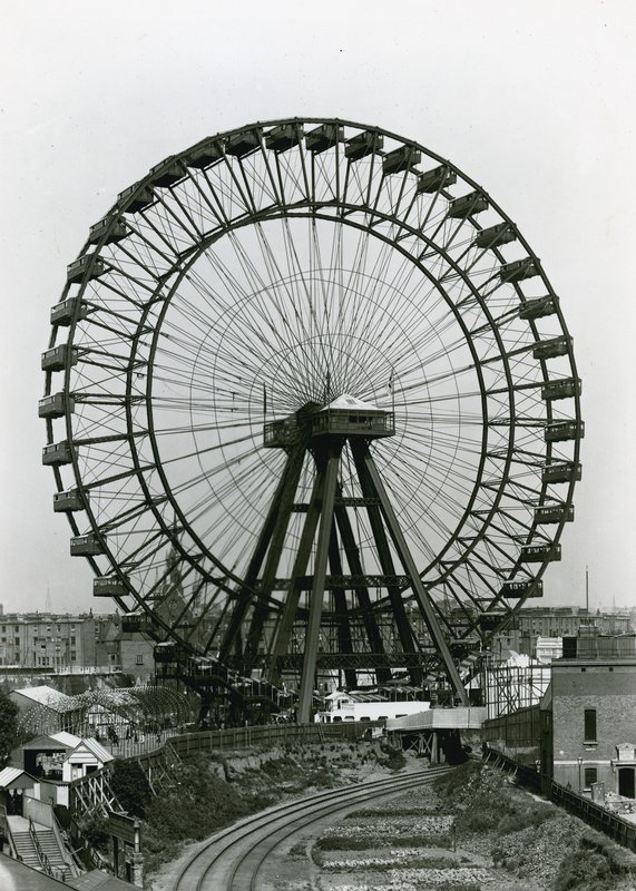 La Gran Rueda en Earls Court, Londres de English Photographer