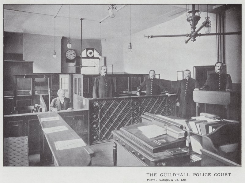 El Tribunal de Policía del Guildhall de English Photographer