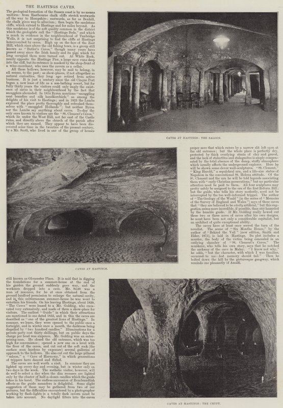 Las cuevas de Hastings de English Photographer