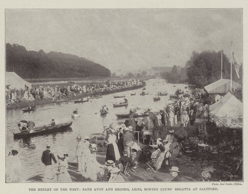 El Henley del Oeste, Regata de los Clubes de Remo Bath Avon y Bristol Ariel en Saltford de English Photographer