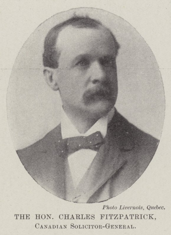 El honorable Charles Fitzpatrick, procurador general de Canadá de English Photographer