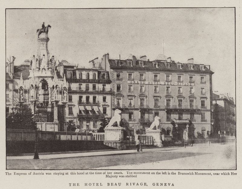 El Hotel Beau Rivage, Ginebra de English Photographer