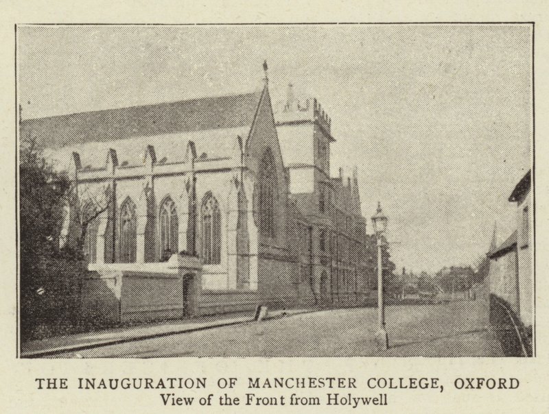 La inauguración del Colegio Manchester, Oxford de English Photographer