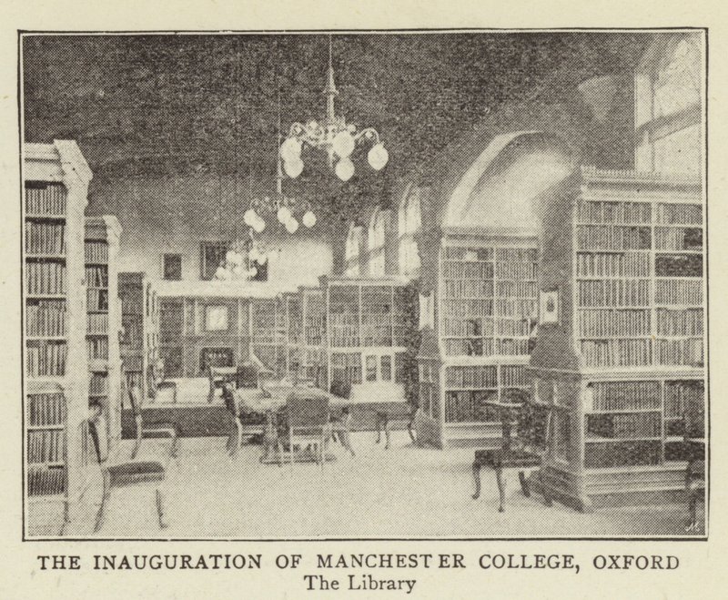 La inauguración del Colegio Manchester, Oxford de English Photographer