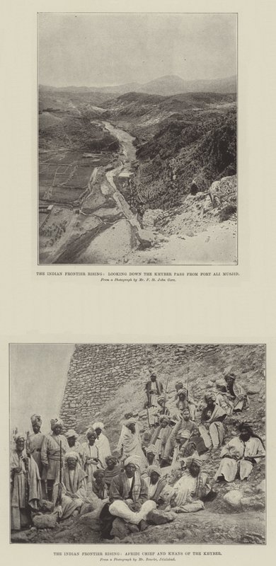 El Levantamiento de la Frontera India de English Photographer