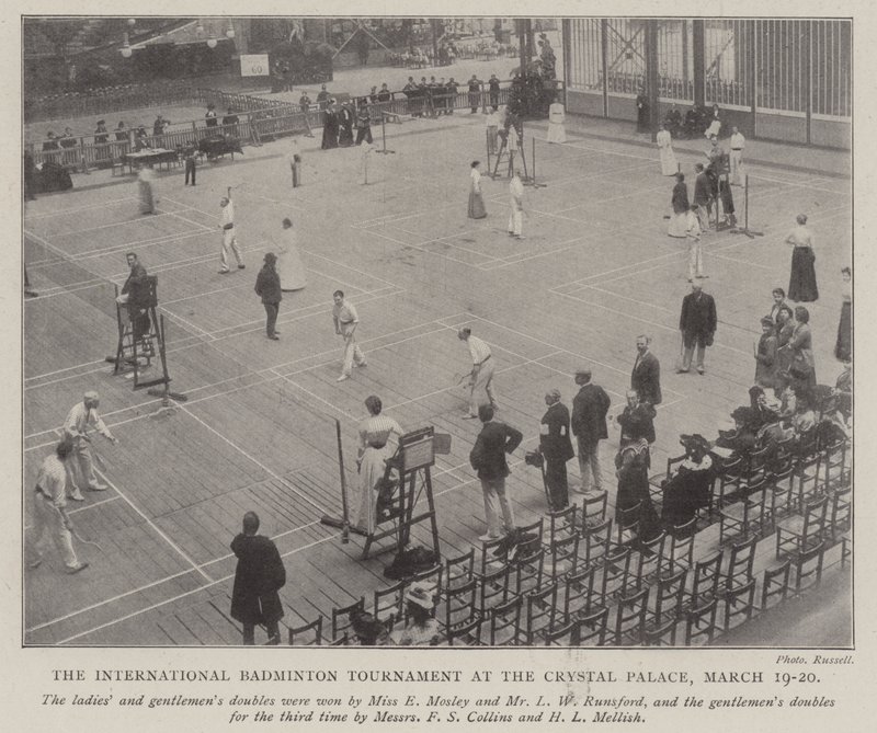 El torneo internacional de bádminton en el Crystal Palace, 19-20 de marzo de English Photographer