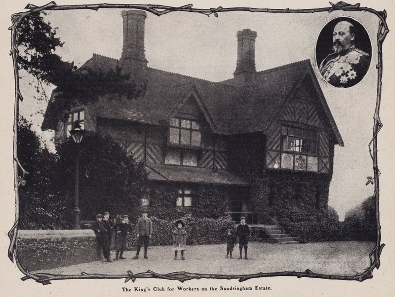 El club del Rey para trabajadores en la finca de Sandringham, Norfolk de English Photographer