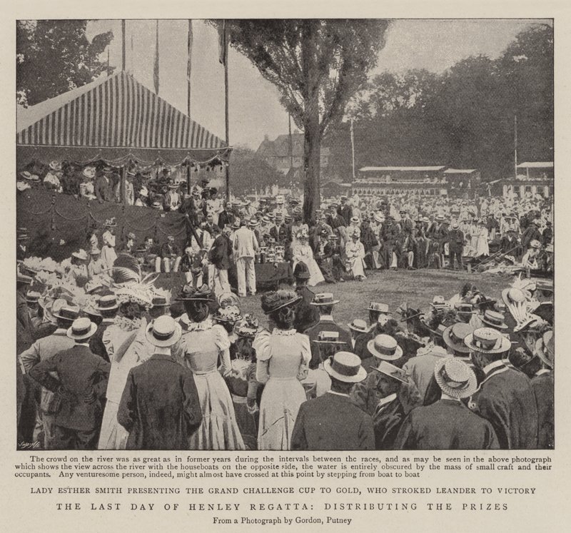 El último día de la regata de Henley, distribución de premios de English Photographer