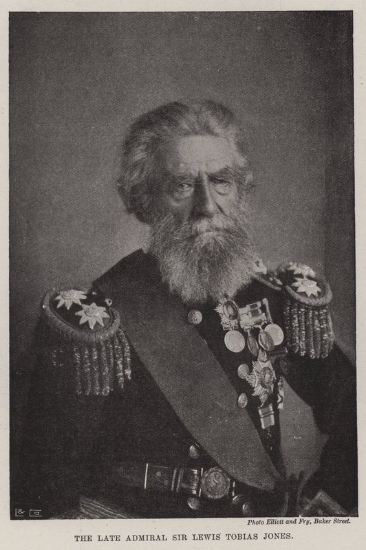 El difunto Almirante Sir Lewis Tobias Jones de English Photographer