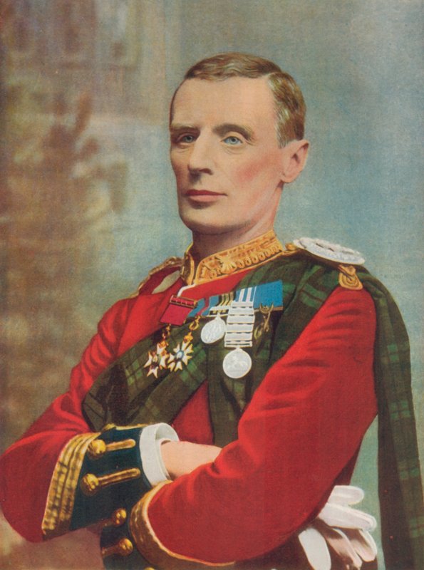 El difunto Mayor General A. G. Wauchope, anteriormente comandante de la Brigada Highland en Sudáfrica. Muerto en acción en Magersfoutein, 11 de diciembre de 1899 de English Photographer
