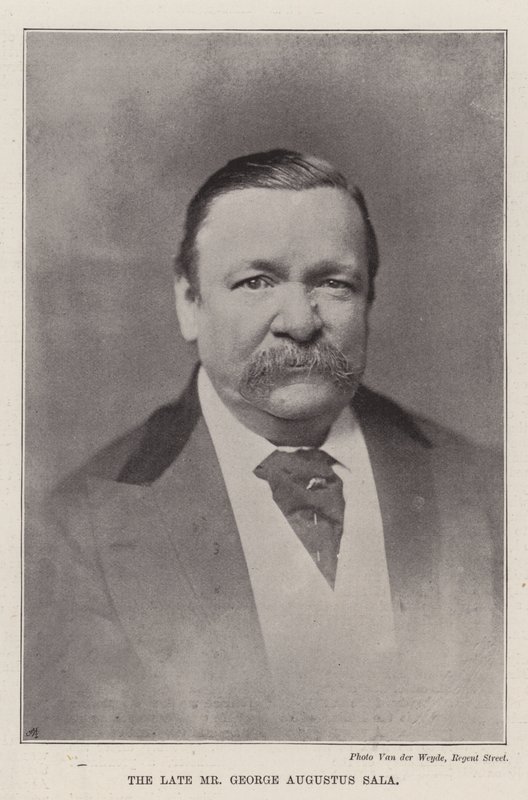 El difunto Sr. George Augustus Sala de English Photographer