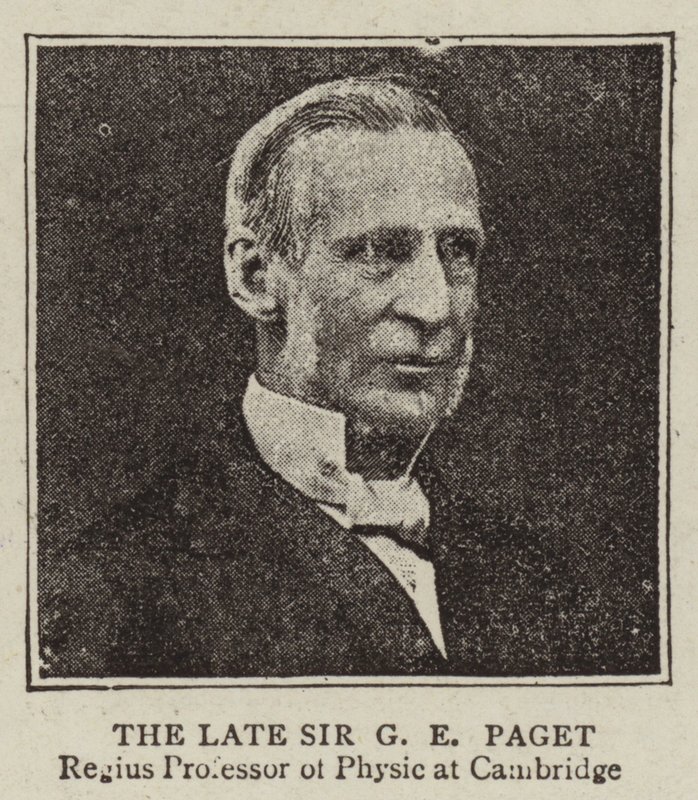 El difunto Sir G E Paget de English Photographer