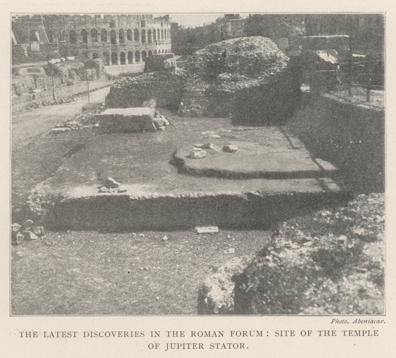 Los últimos descubrimientos en el Foro Romano, sitio del Templo de Júpiter Stator de English Photographer