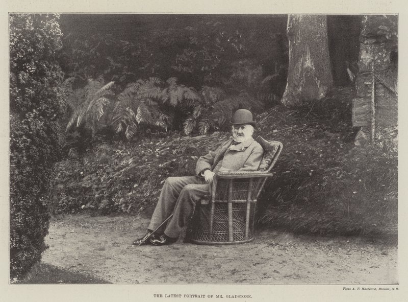 El Último Retrato del Sr. Gladstone de English Photographer