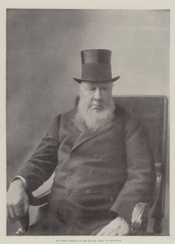 El último retrato del Sr. Kruger, tomado en La Haya de English Photographer