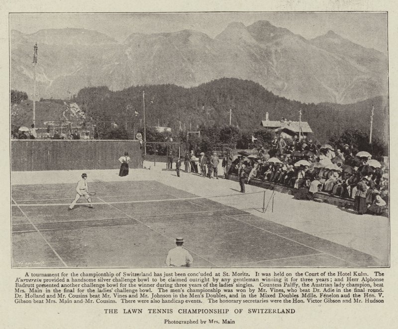 El campeonato de tenis en Suiza de English Photographer