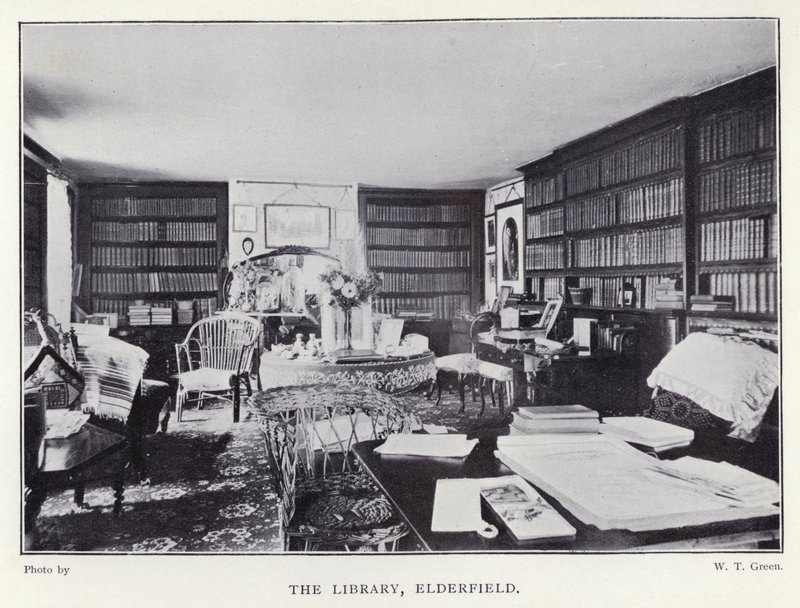 La biblioteca, Elderfield de English Photographer