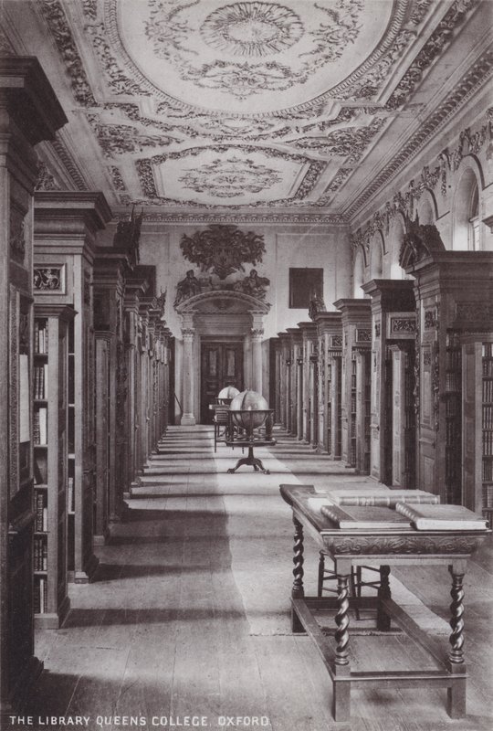 La Biblioteca del Queens College, Oxford de English Photographer