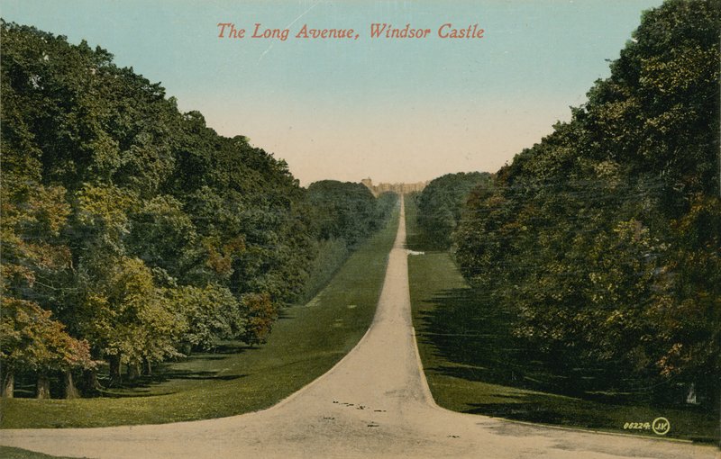 La Gran Avenida, Castillo de Windsor en Inglaterra de English Photographer